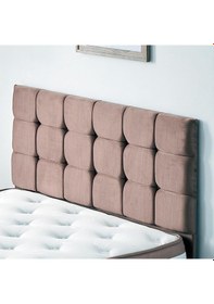 Resim Nironyatak Rama Tek Kişilik Yatak Başlığı - 120 Cm Sütlü Kahve Kumaş Başlık 