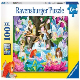 Resim Ravensburger 100 Parça Puzzle Büyülü Peri Gecesi 109425 