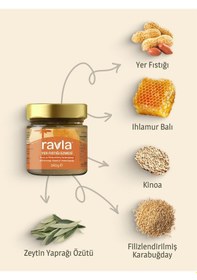 Resim Ravla Yer Fıstığı Ezmesi 240g - Kinoa Ve Filizlendirilmiş Karabuğdaylı 
