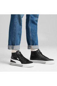 Resim Puma Tenis Ayakkabı Court Classic Vulc Orta Unisex Günlük Siyah 39748201 