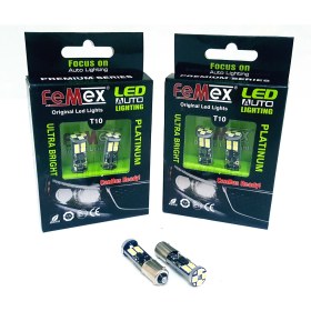 Resim Femex Renault Clio Geri Vites Led Ampulü H21W Parlak Beyaz 