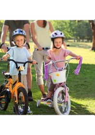 Resim Ebitda Çocuk Bisiklet Ve Scooter Aksesuarı - 2'li Renkli Püskül Paketi Kırmızı - Eğlenceli Süslemeler, Güzel Renkler, Polyester Malzeme Kırmızı 