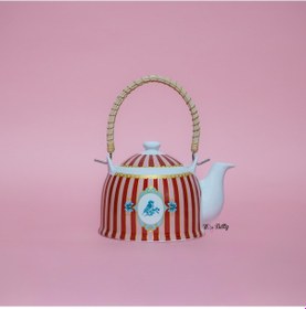 Resim Bellisima Hasır Saplı Demlik Pembe 