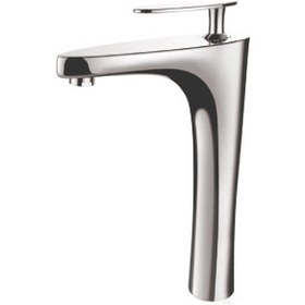 Resim Gms Vera Mix 25 CM Yüksek Çanak Lavabo Musluk Bataryası Vra107 