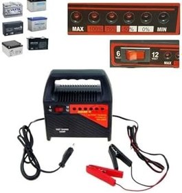 Resim Depolife Araba Motosiklet Tekne Aküleri Akülü Çocuk Araçları Için 6 Volt Ve 12 Volt Akü Şarj Cihazı Korumalı 
