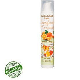 Resim Azetabio Organik Çocuk Diş Macunu Portakal 3-7 Yaş 50Ml 