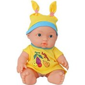 Resim Sweet Baby Sarı Tulumlu Et Bebek 