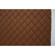 Resim Berryka Baklava Desen Yat Gemi Oto Döşemelik Kapitone Suni Deri Kumaş 140cm En 