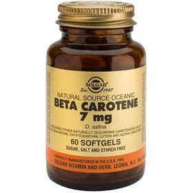 Resim Solgar Beta Carotene 7 mg 60 Kapsül 