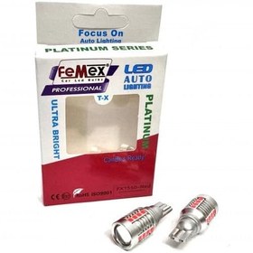 Resim FEMEX Platinum Mercekli Kırmızı T15 W16W 3035 Chip 18smd 10W Led Ampul FEMEX 