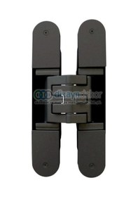 Resim Gizli Ayarlı Kapı Menteşesi Mat Siyah Cdh 80s 