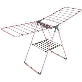 Resim Pera Kalın Borulu Mandal Sepetli Çamaşır Kurutmalığı - Pembe 