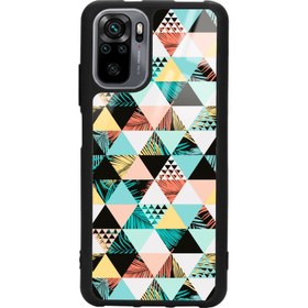 Resim Xiaomi Redmi Note 10 - 10S Retro Duvar Kağıdı Tasarımlı Glossy Telefon Kılıfı 
