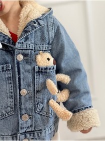 Resim Mcrkids Çocuk Kot Mont 