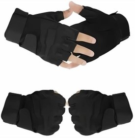 Resim Safari AVM Blackhawk Taktik Eldiven Askeri Eldiven Bisiklet Eldiveni Yarım Parmak Eldiven 