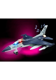 Resim Diecast Kobra Savaş Uçağı Lacivert 