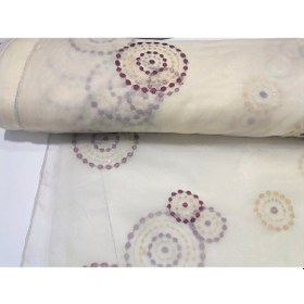 Resim Taç Nakışlı Ve Pullu Tül Perde 