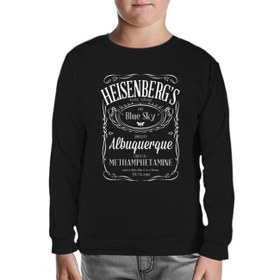 Resim Breaking Bad - Heisenberg's Siyah Çocuk Sweatshirt 