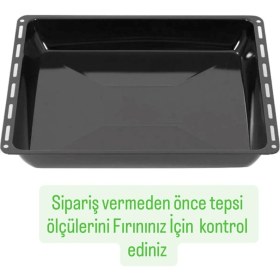 Resim Becen House Ankastre Emaye Derin Parlak Fırın Tepsisi 45,5*37,5*3,5 cm 