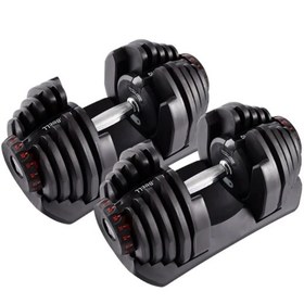 Resim Bezt Pro Sports Ayarlanabilir 2'li Dambıl Seti 40 Kg Siyah 