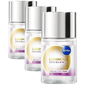 Resim Luminous630 Skin Glow Peeling Etkili Tonik 100 Ml,parlaklık, Aydınlık Cilt,eşit Cilt Tonu, Gözenek Arındırıcı,aha,bha, Aloe 3 Paketi Açık Beyaz 