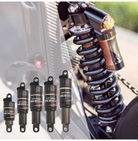 Resim Dağ Bisikleti Hava Arka Yaylı Amortisör Yükü Azaltır Mtb Yokuş Aşağı Bisiklet Amortisörü 150mm 1000lbs 