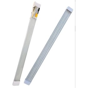 Resim Cata Ct-2482 80w Kristal Yatay Led Bant Armatür 2 Sıra Led Beyaz Işık 6400k Beyaz 