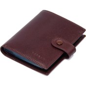 Resim Bordo Deri Unisex Kredi Kartlık - S1KK00001323-X31 