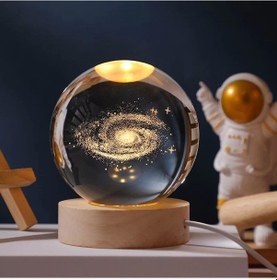 Resim Toz Bulutu Tasarımlı Dekoratif Usb'li Gece Lambası Renkli 