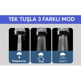 Resim Çok Fonksiyonlu Musluk Başlığı 