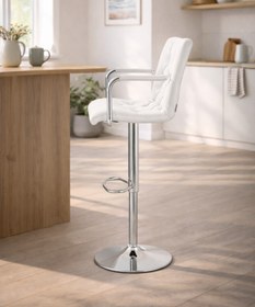 Resim Bürocci Helen Bar Sandalyesi-beyaz-9519q0109 
