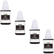 Resim Canon GI-490 Siyah Mürekkep Kartuş 4'LÜ Avantaj Paket 