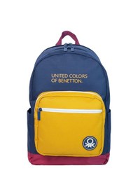 Resim United Colors Of Benetton Tricolor Erkek Çocuk Okul Sırt Çantası - Lacivert Çok Renkli 