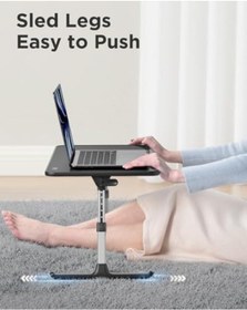 Resim Bix Saiji Al30 Ayarlanabilir Laptop Standı Ergonomik Tasarım 17 İnç Uyumlu Taşınabilir Masa Siyah 