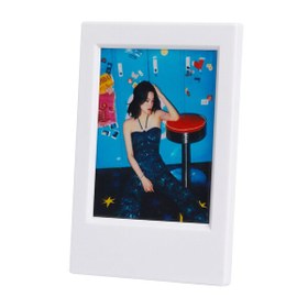 Resim Fujifilm Instax Mini Film Uyumlu Klasik Beyaz Fotoğraf Çerçevesi 