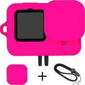 Resim Rs-gopro Hero İçin 9/10 Siyah Aksesuarlar Kılıf Koruyucu Yumuşak Standart Konut Kauçuk Silikon Kabuk Koruyucu Go Pro Hero9 Için Yeni 