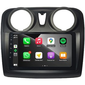 Resim Oskodi Dacia Sandero Android Carplay Multimedya 2010-2021 4gb Ram + 64gb Hafıza 