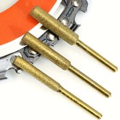 Resim 2'li/3'lü Elmas Kaplı Silindir Bileme Taşı, 4/4.8/5.5mm Zincir Testere Açma, Elektrikli Takımlar için Öğütme ve Oyma Seti 