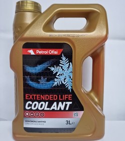 Resim Petrol Ofisi Ext. Life Coolant Antifriz 3 Lt - Kırmızı Antifriz 