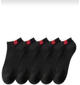 Resim Bhk butik 5 Li Unisex Kadin Erkek Spor Hediye Patik Çorap 
