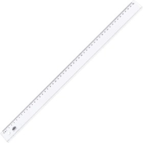 Resim 50 cm Geniş Plastik Cetvel, Dayanıklı ve Kullanışlı Ölçüm Araçları 