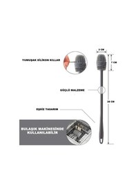 Resim Flybuy Bosphorusboutique Silikon Lichen Temizlik Fırçası Biberon Ve Şişe Fırçası 
