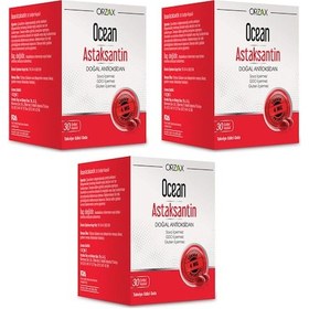 Resim Ocean Astaksantin 30 Softjel Kapsül 3 Adet 