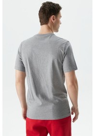 Resim Nike Jordan Brand Jumpman Watercolor Graphic Tshirt Gray Jordan Grafik Baskılı Tişört Gri Siyah 