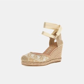 Resim Guess Kadın Topuklu Sandalet Fljcryfal04 White-multicolor Beyaz - Çok Renkli 