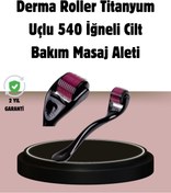 Resim Skygo Dermaroller Titanyum 540 İğneli 0.5 mm Cilt Yenileme ve Anti Aging Etkisi 