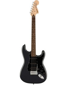 Resim Squier Affinity Strat Hss Frontman 15g Amp Charcoal Frost Metallic Elektro Gitar Seti 