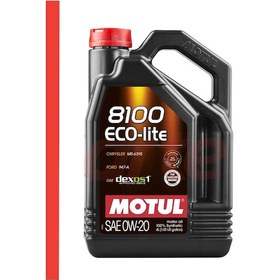 Resim Motul 8100 Eco-Lite 0W-20 Dexos1 Gen2 Motor Yağı 4 L 