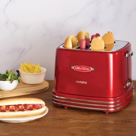 Resim Cookplus Mutfaksever 4lü Sosisli Sandviç (Hot Dog) Yapma Makinesi 