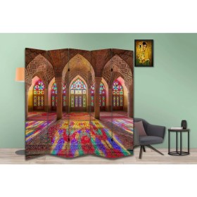 Resim Mimari Temalı Özel Tasarım Paravan Room Divider 180 x 200 cm 
